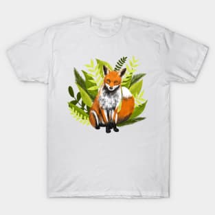 Fox Among the Leaves T-Shirt